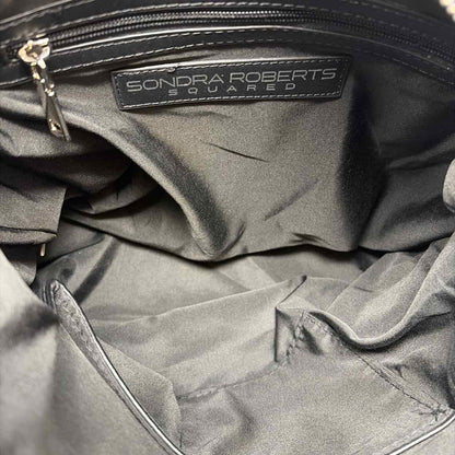 Pre-Owned Sandra Roberts Black Nylon Handbag