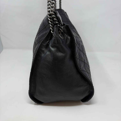 Pre-Owned Chanel Black Leather Designer Handbag