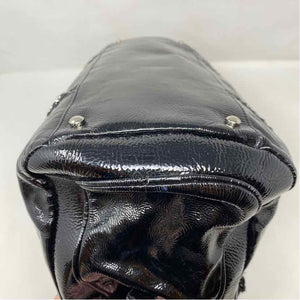 Pre-Owned Chanel Black Patent Designer Handbag
