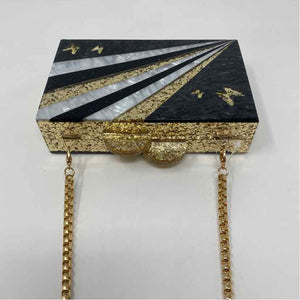 Pre-Owned Elizabeth Sutton Gold Plastic Handbag