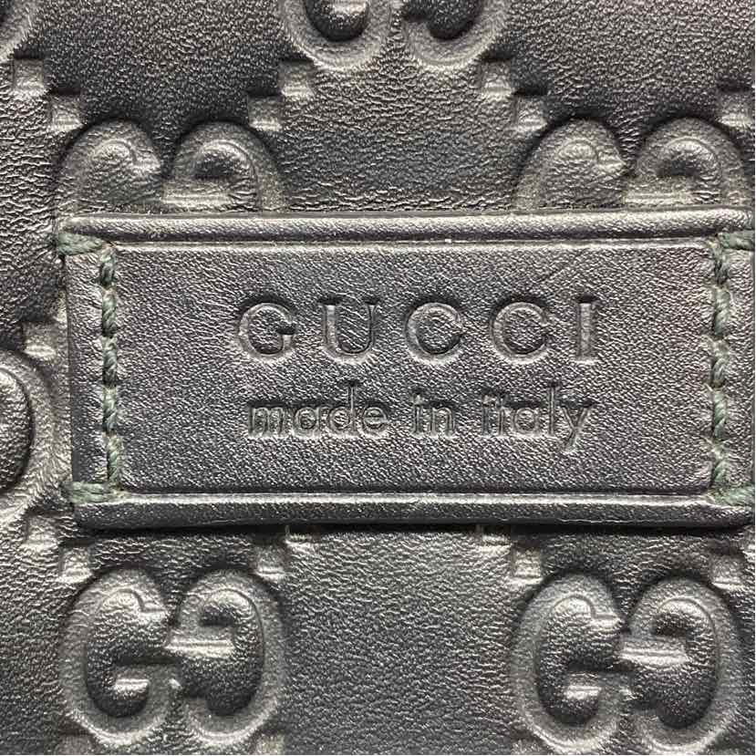 Pre-Owned Gucci Black Leather Designer Handbag