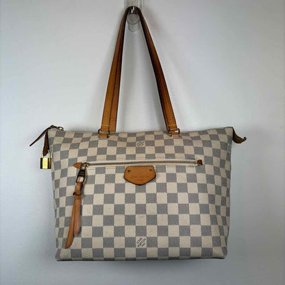 Pre-Owned Louis Vuitton Damier Azur Canvas Designer Handbag