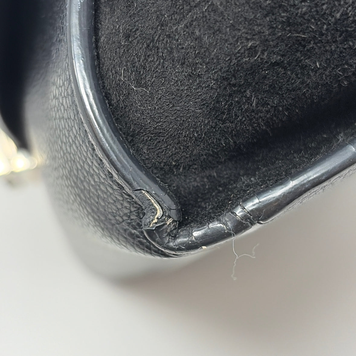 Pre-Owned Celine Black Leather Designer Handbag