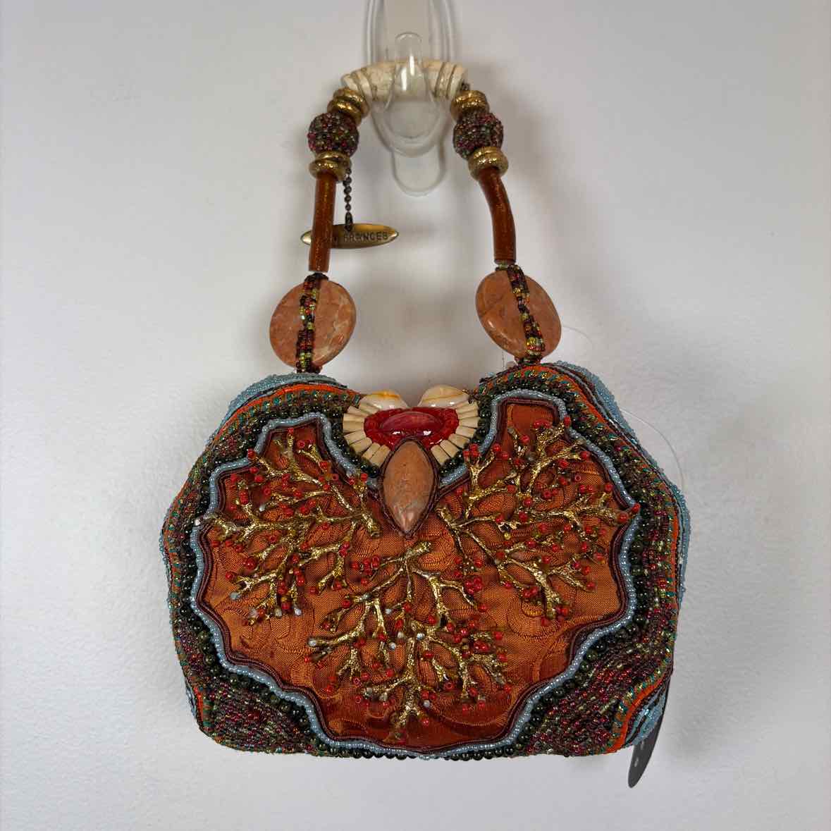 Pre-Owned Mary Frances Orange Handbag