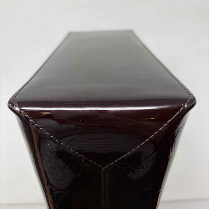 Pre-Owned Louis Vuitton Burgundy Patent Designer Handbag