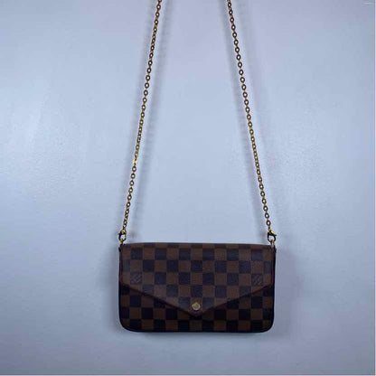 Pre-Owned Louis Vuitton Damier Eben Canvas Designer Handbag