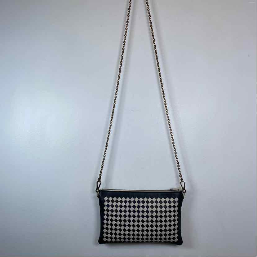 Pre-Owned Bottega Veneta Black/White Leather Designer Handbag