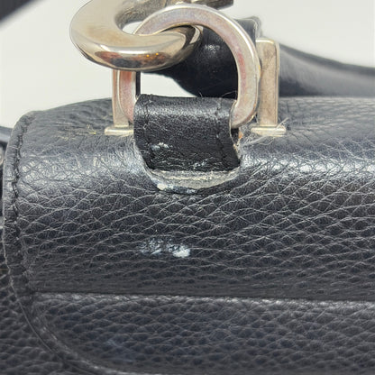 Pre-Owned Celine Black Leather Designer Handbag