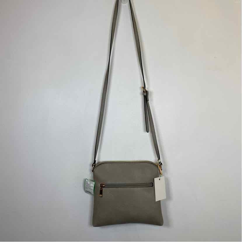 Pre-Owned fashionpuzzle Grey Leather Handbag
