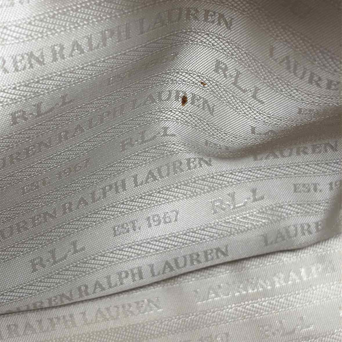 Pre-Owned Ralph Lauren Cognac Leather Handbag