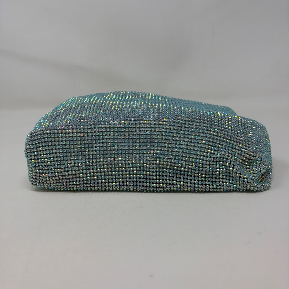 Pre-Owned INC Teal rhinestones Handbag