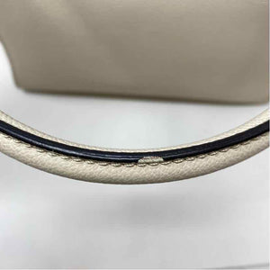 Pre-Owned Burberry White Leather Designer Handbag