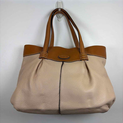 Pre-Owned Tod's Tan Leather Handbag