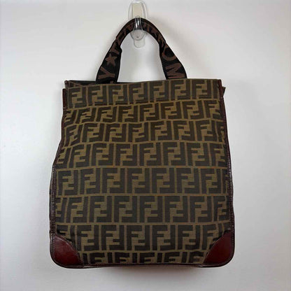 Pre-Owned Fendi Monogram Canvas Designer Handbag