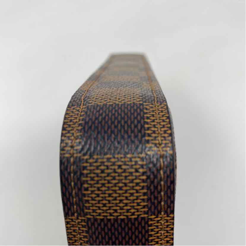 Pre-Owned Louis Vuitton Damier Eben Canvas Designer Handbag