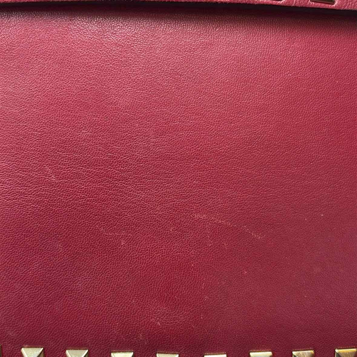 Pre-Owned Valentino Red Leather Designer Handbag