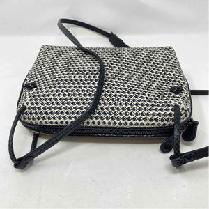 Pre-Owned Bottega Veneta Black/Ivory Leather Designer Handbag