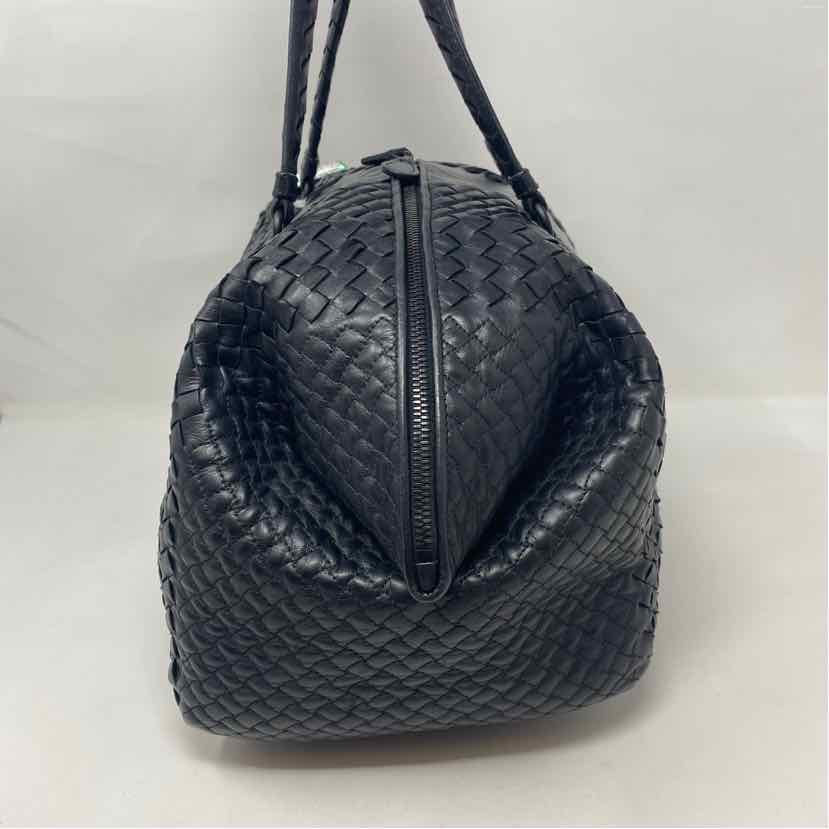 Pre-Owned Bottega Veneta Black Leather Designer Handbag