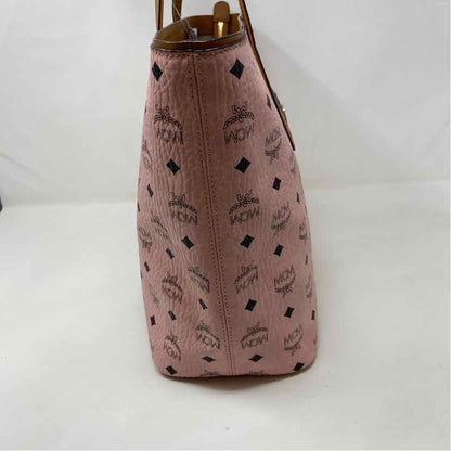 Pre-Owned MCM Pink Leather Designer Handbag