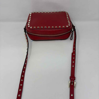Pre-Owned Valentino Red Leather Designer Handbag