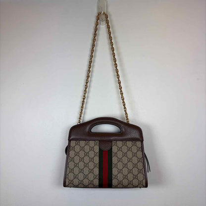 Pre-Owned Gucci Monogram Canvas Designer Handbag