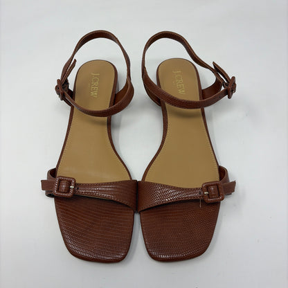 Pre-Owned Shoe Size 9 J Crew Cognac Sandals