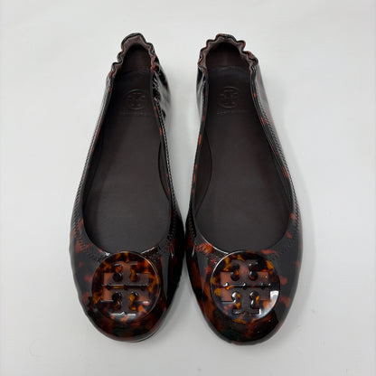 Pre-Owned Shoe Size 8.5 Tory Burch Tortoise Flats