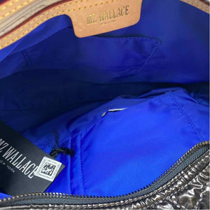 Pre-Owned MZ Wallace Silver Fabric Handbag