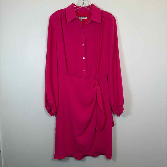 Pre-Owned Size 6/M Trina Turk Hot Pink Casual Dress