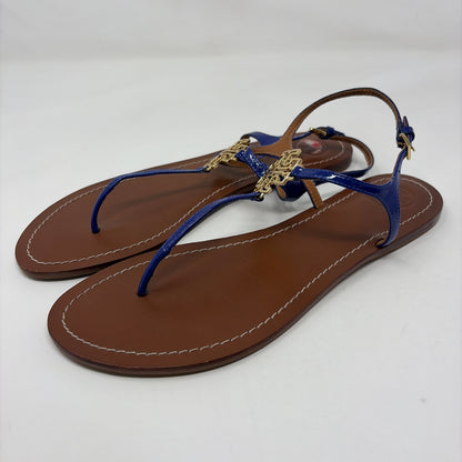 Pre-Owned Shoe Size 9.5 Tory Burch Blue Sandals