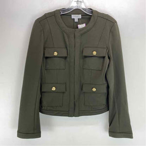 Pre-Owned Size M Carmen Marc Valvo Olive Jacket