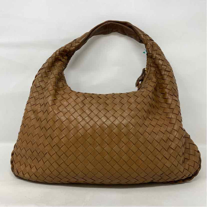 Pre-Owned Bottega Veneta Brown Leather Designer Handbag