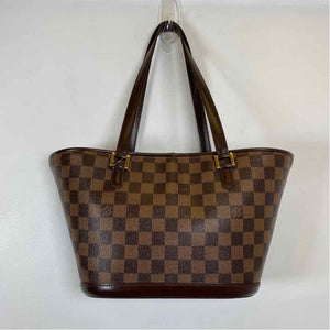 Pre-Owned Louis Vuitton Damier Eben Canvas Designer Handbag
