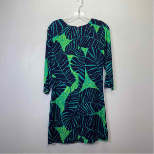Pre-Owned Size 2/S Lilly Pulitzer Green Multi Casual Dress