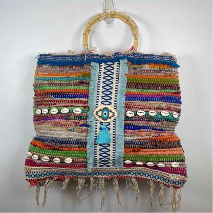 Pre-Owned Boutique Multi Straw Handbag