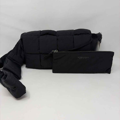 Pre-Owned Bottega Veneta Black Nylon Designer Handbag