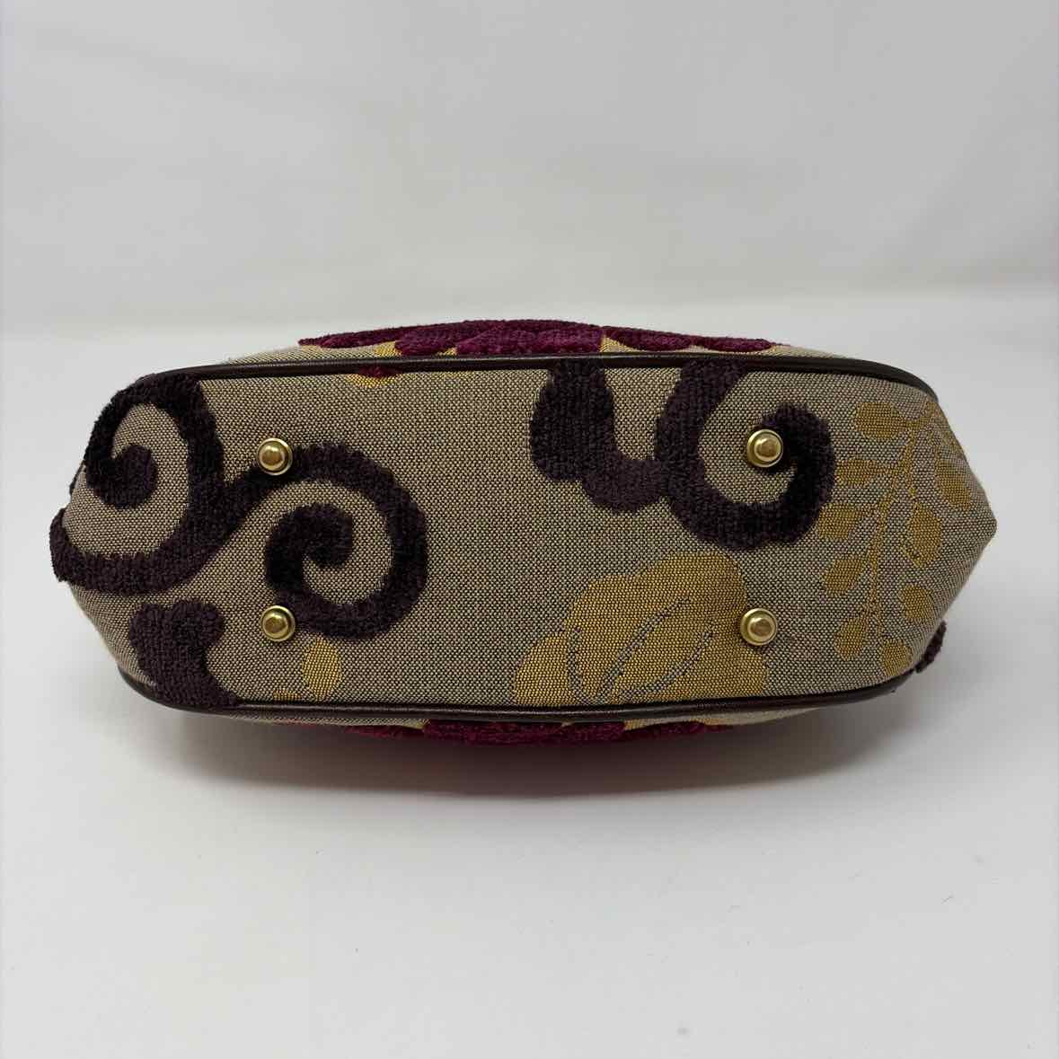 Pre-Owned Glenda Gies Purple Multi Fabric Handbag