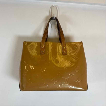 Pre-Owned Louis Vuitton Tan Patent Designer Handbag
