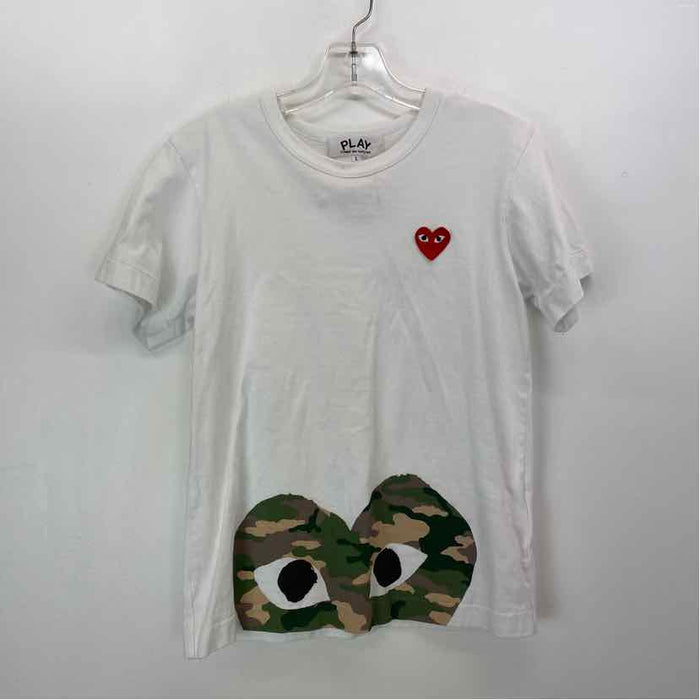 Pre-Owned Size S Play Comme Des Garcons White Designer Clothes