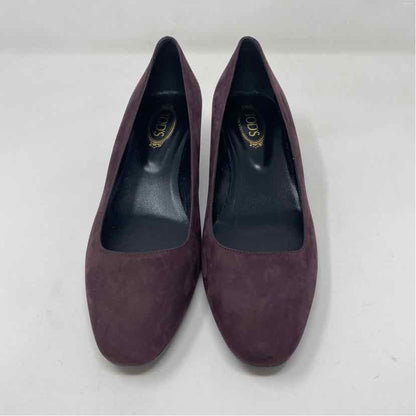 Pre-Owned Shoe Size 8 Tod's Wine Casual