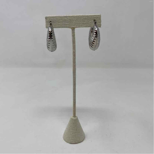 Silver Metal Earrings