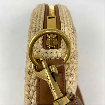 Pre-Owned Saint Laurent Straw Straw Designer Handbag