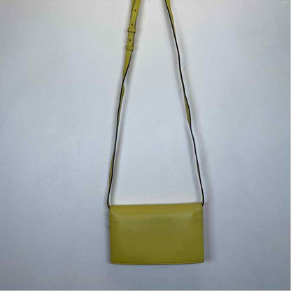 Pre-Owned Gucci Chartreuse Leather Designer Handbag