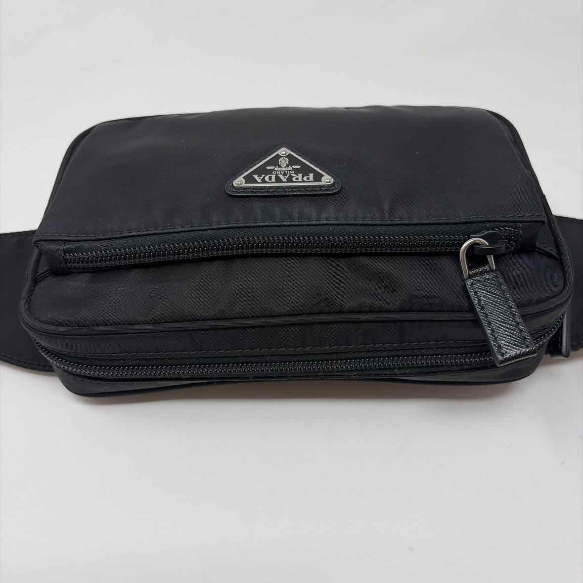 Pre-Owned Prada Black Nylon Designer Handbag