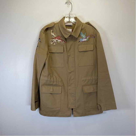 Pre-Owned Red Valentino Beige Multi Fabric Women Size L Designer Clothes