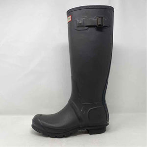 Pre-Owned Shoe Size 6 Hunter Black Boots