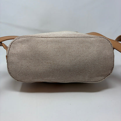 Pre-Owned Tory Burch Tan Canvas Handbag