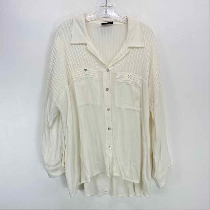 Pre-Owned Size L Vici Cream Top