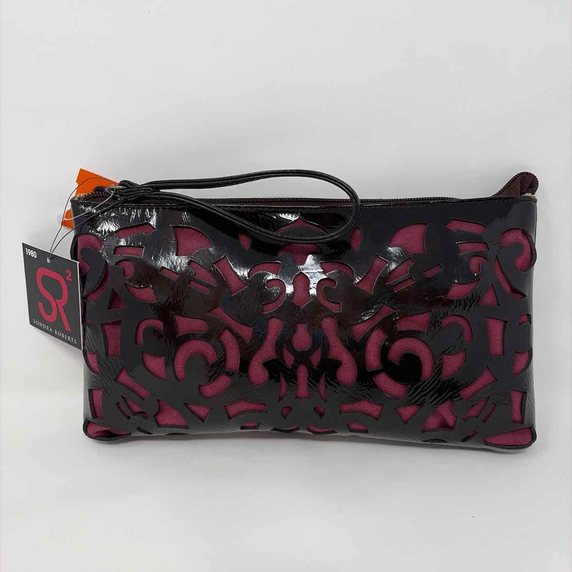 Pre-Owned Sondra Roberts Burgundy Leather Handbag