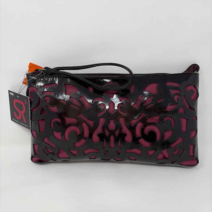 Pre-Owned Sondra Roberts Burgundy Leather Handbag
